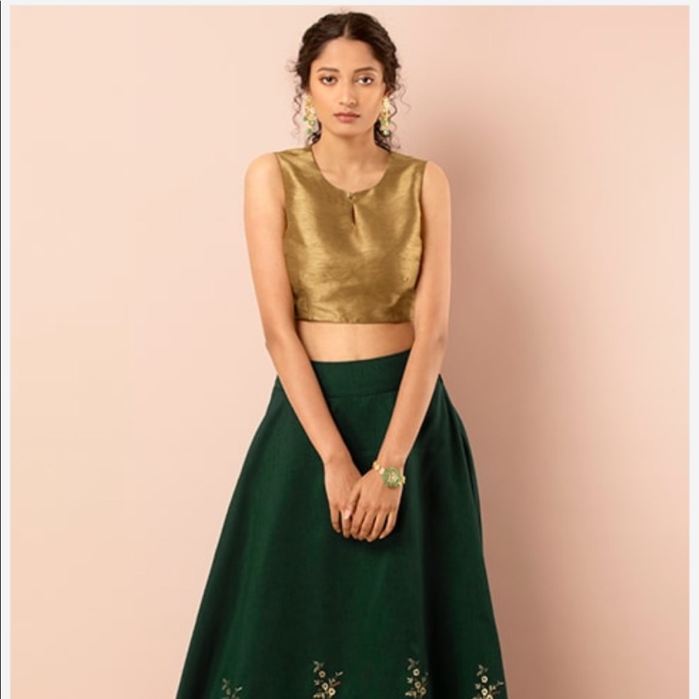 Gold Crop Top
